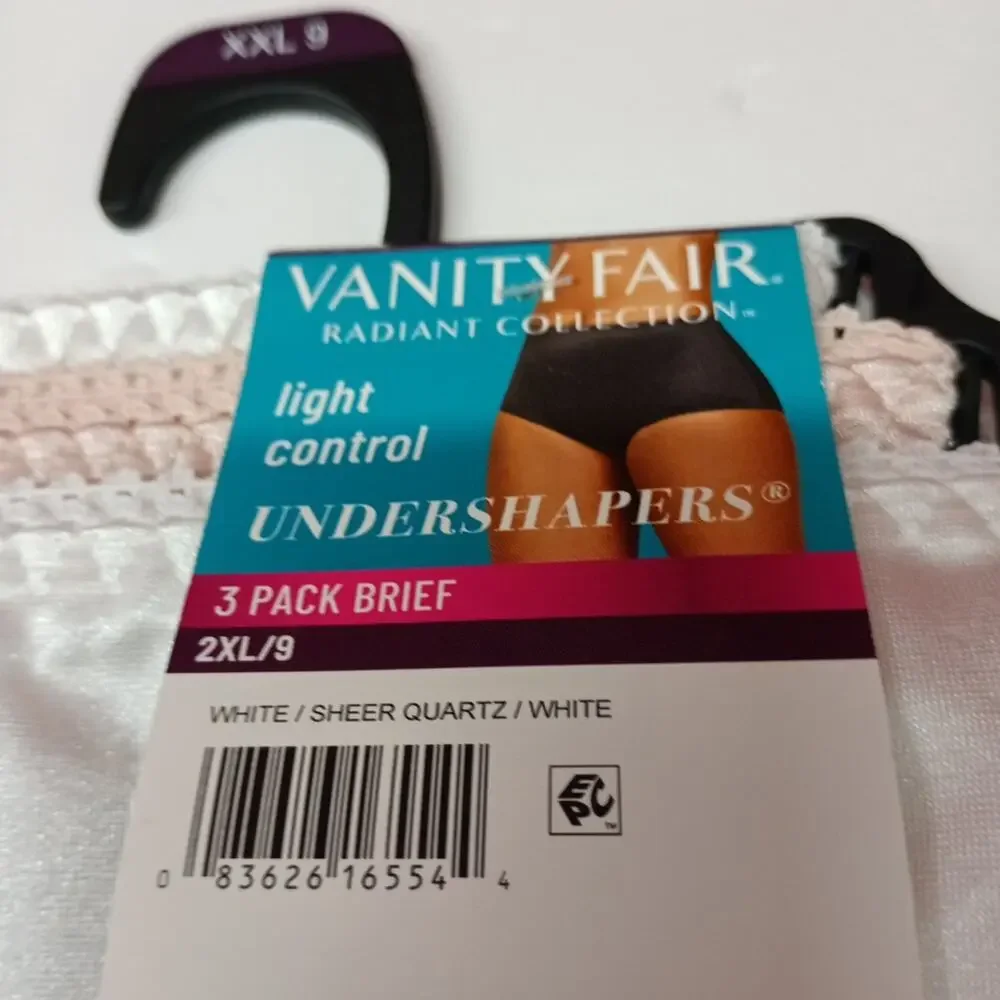 Vanity‎ Fair Radiant Collection Light Control Undershapers 3 Pack Briefs 2XL/9